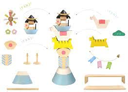 Amazon | 木製五月人形 プーカのたんたんご | 兜飾り | おもちゃ